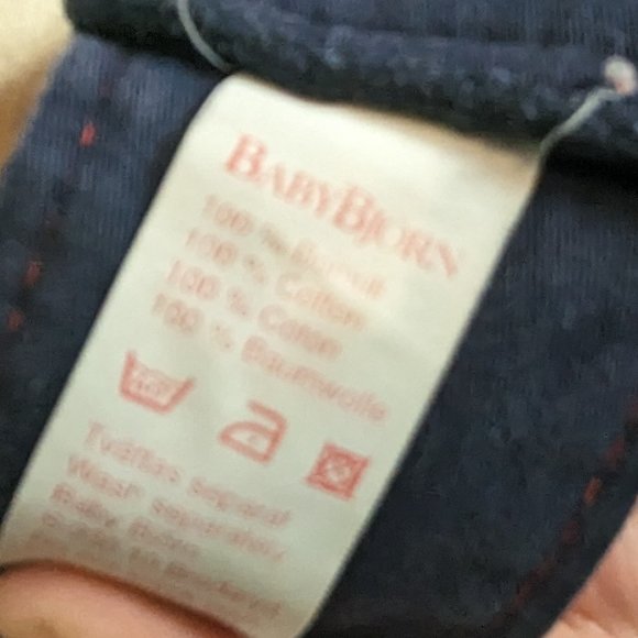 BabyBjorn Other Baby Bjorn Tartan Plaid Blue Red Carrier Denim Blue